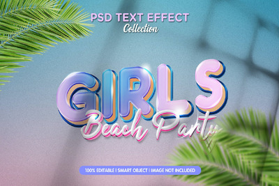 🔴时尚高端清新透明玻璃质感的3D立体字字体设计图层样式-PSD