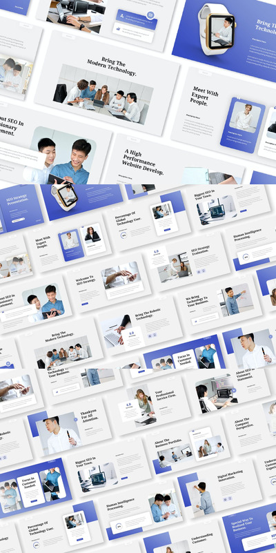 SEO策略ppt模板 (PPT,PPTX)