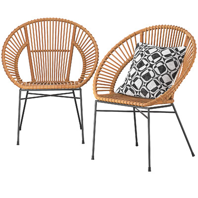 Sarita藤编扶手椅3D模型（OBJ,MAX）