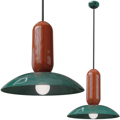 Ferroluce C2630金属撞色吊灯3D模型（OBJ,FBX,MAX）