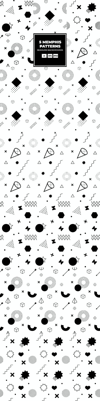 抽象无缝模式 (AI,EPS,JPG)