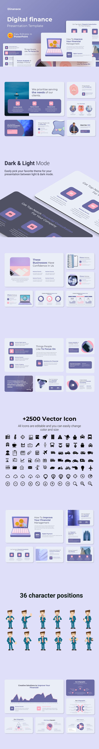 数字金融演示PPT模版 (PPTX)