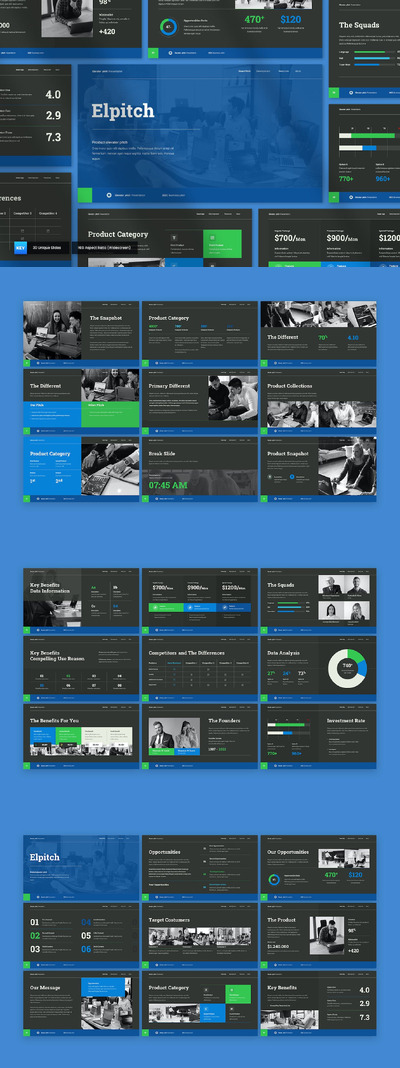 电梯演讲台Keynote模版 (KEY)