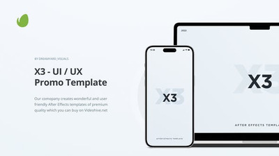 App网站介绍手机&电脑样机视频AE模板 (AEP)