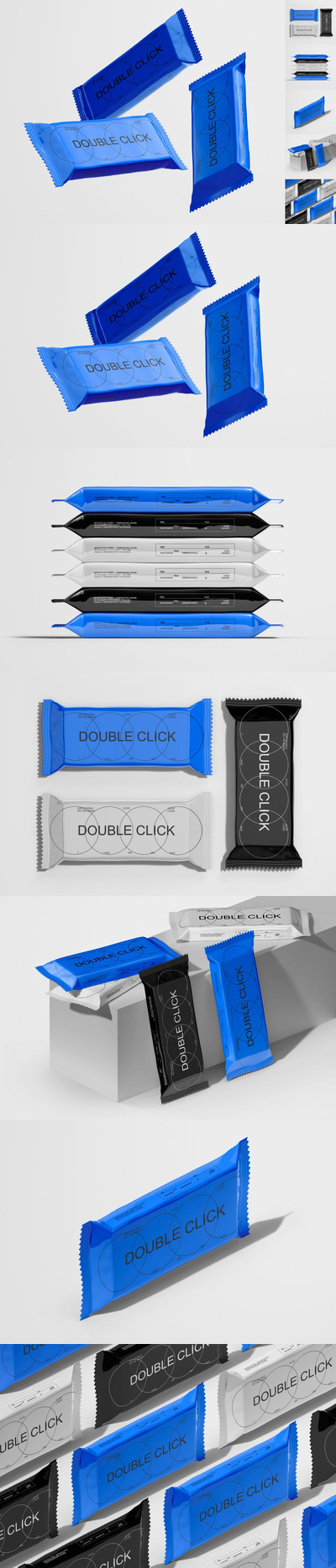 小吃零食袋包装设计样机集 (PSD)