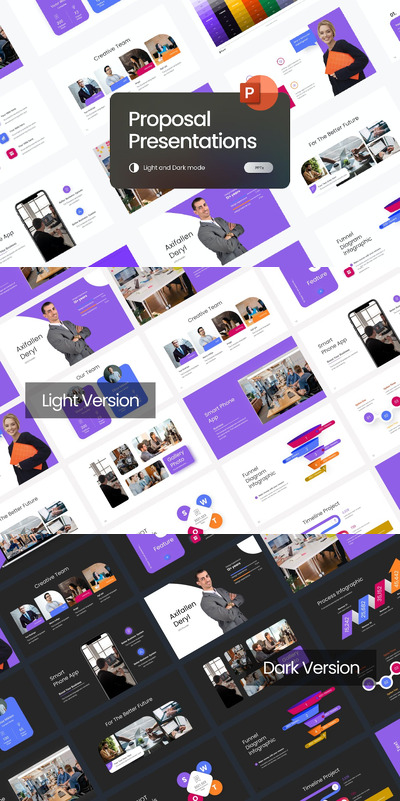 极简风格业务状态报告PowerPoint模板（PPTX）