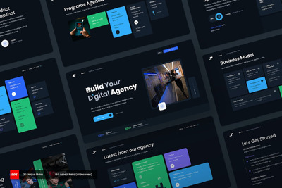 创意多用途商业演示ppt模板 (PPTX)