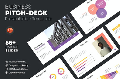 企业投资宣传材料ppt模板 (PPTX)