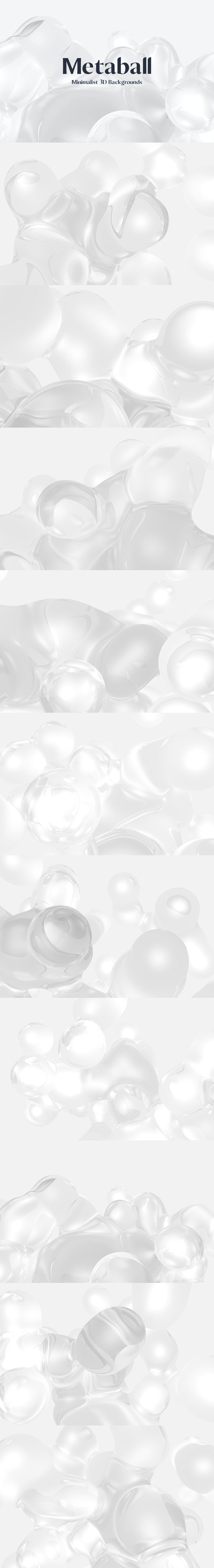 白色玄武岩 3D背景 (JPG,PNG)