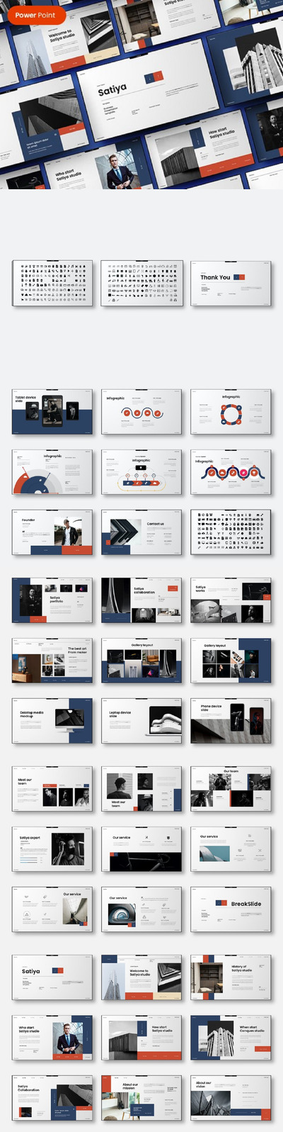 商务企业介绍PPT模板 (PPTX)