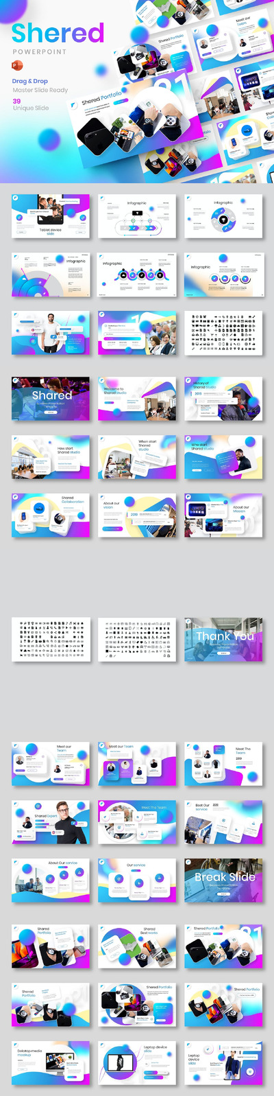 创意机构介绍PPT模板 (PPTX)