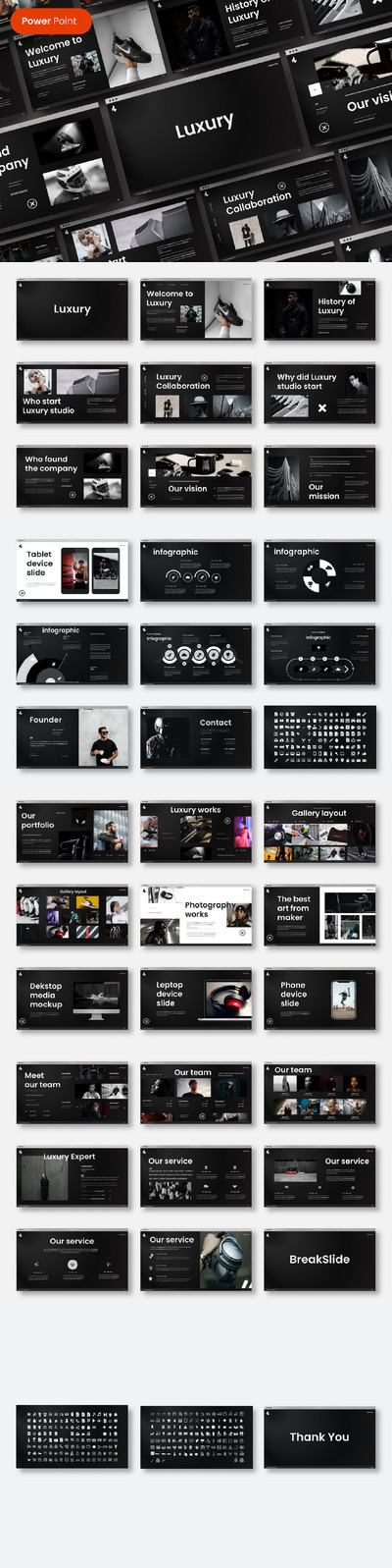 创意机构商务介绍PPT模板 (PPTX)