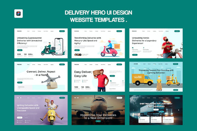 首页设计版式网页UI模版 (FIG)