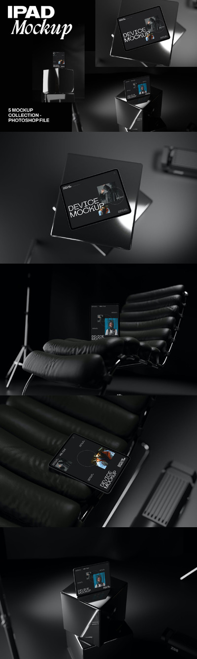 iPad实物模型设备样机 (PSD)