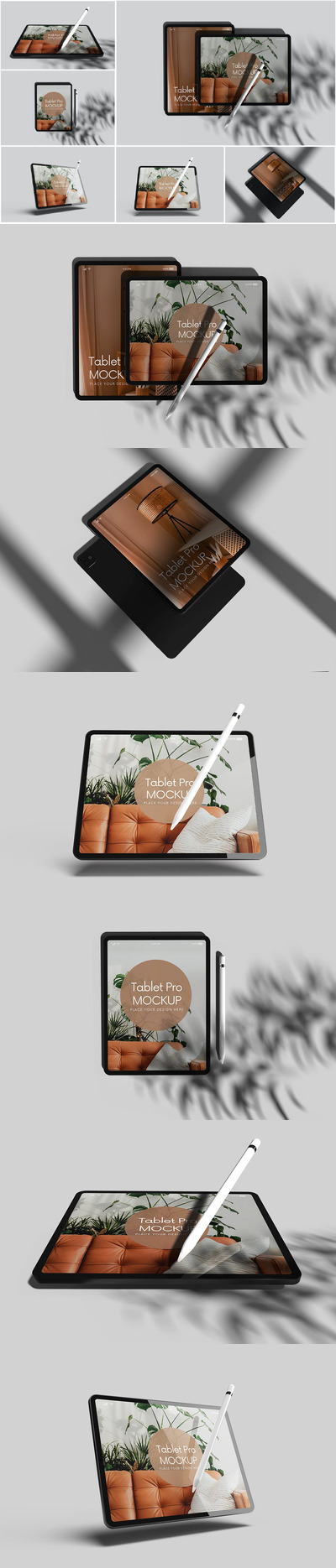 iPad Pro实物样机 (PSD)
