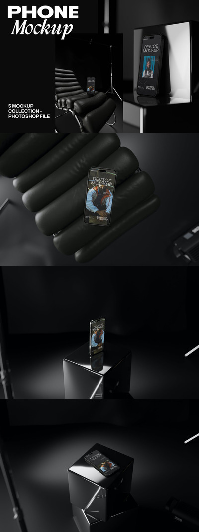 手机实物模型设备样机 (PSD)