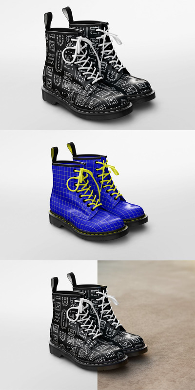 靴子实物模型样机 (PSD)