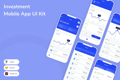 投资移动应用App UI Kit