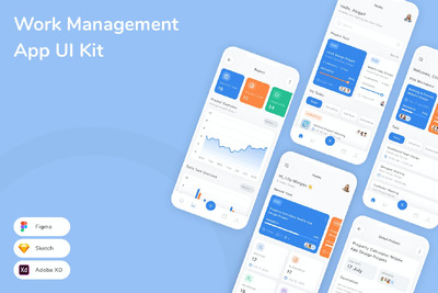 工作管理应用App UI Kit