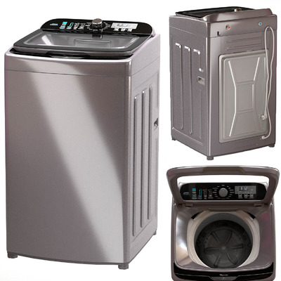 Indurama LRI-19BLA Blanca 19KG洗衣机3D模型（FBX,MAX）