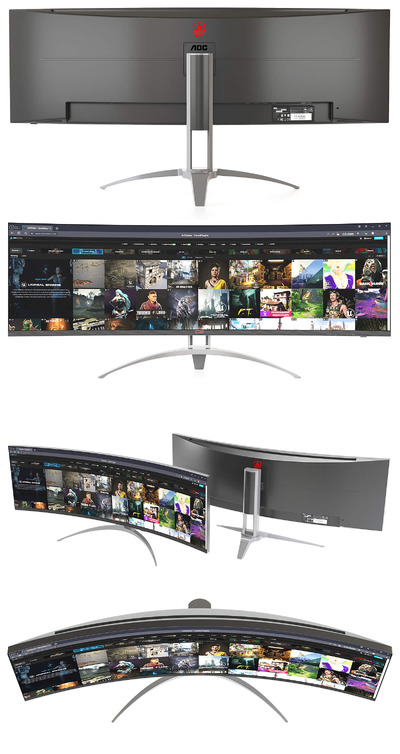 宽屏显示器3D模型（FBX,MAX）