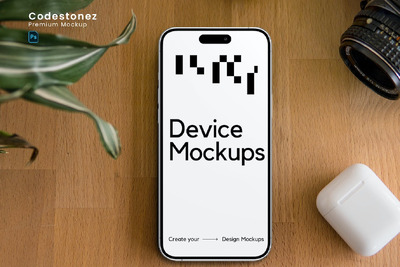 iPhone 14手机样机 (PSD)