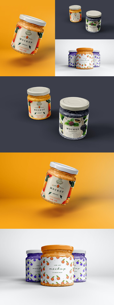 罐子视频模型样机 (PSD)