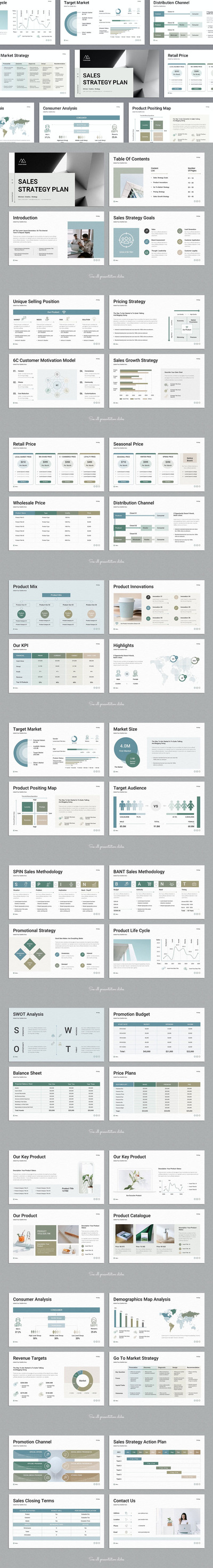 销售战略计划PPT模版（PPTX）