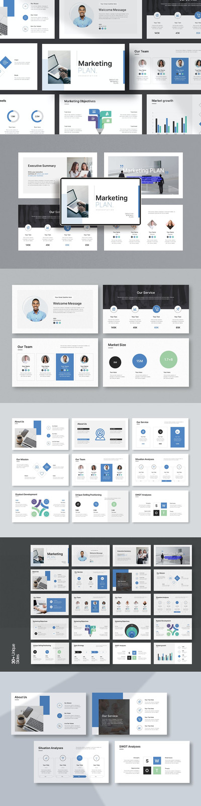 营销计划 PPT模板 (PPTX)