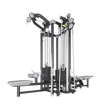 Cable Station健身设备 健身器材3D模型（FBX,MAX）