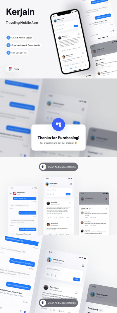 资讯订阅页面APP UI KIT (FIG)