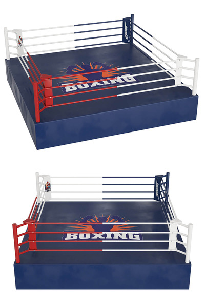 拳击场3D模型（OBJ,MAX）