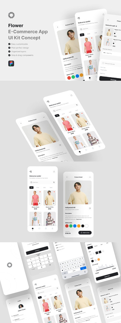 电子商务应用App UI Kit (FIG)