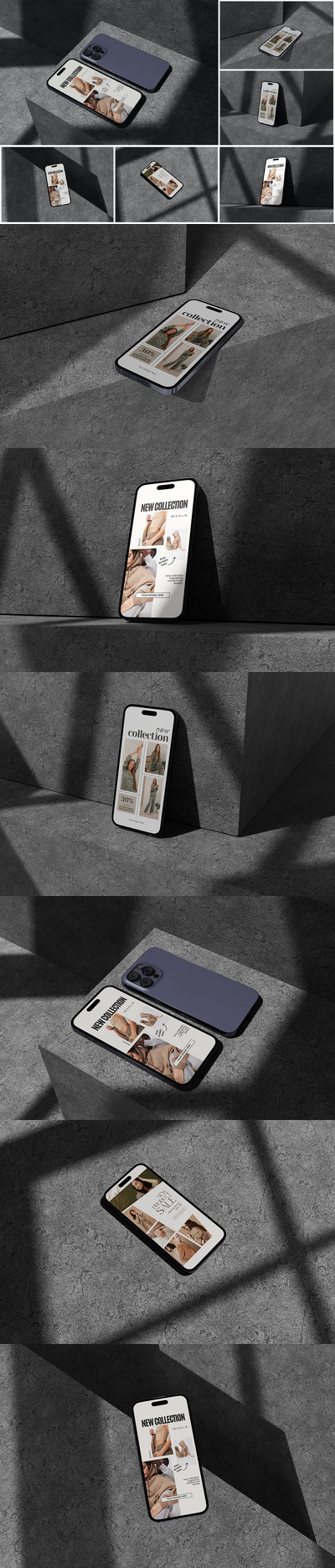 iPhone 14 Promax 手机场景样机 (PSD)