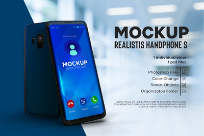 手机实物模型样机 (JPG,PDF,PSD)