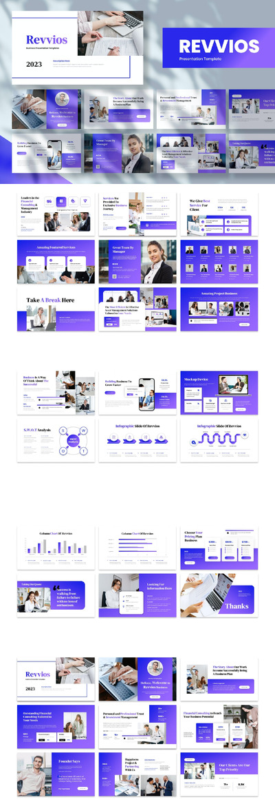 企业&业务介绍PPT模版 (PPTX,PPT)