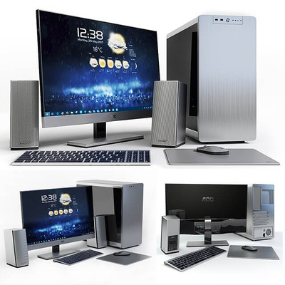 电脑3D模型（OBJ,FBX,MAX）