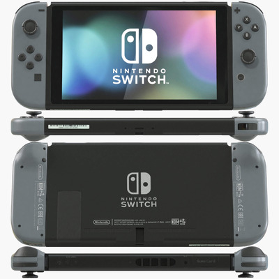 任天堂Nintendo Switch游戏机3D模型（OBJ,FBX,MAX）