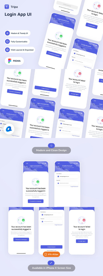 登录应用App UI Kit (FIG)