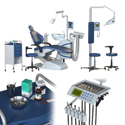 牙科医疗器材3D模型（OBJ,MAX）