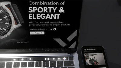 iPhone 14和笔记本电脑Macbook实物模型AE动画 (AEP)