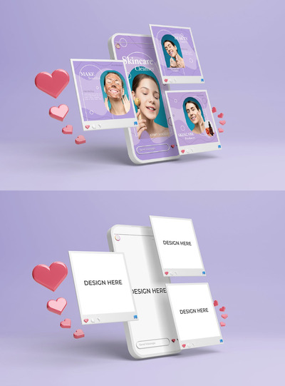 iPhone 14 Pro Max 粘土屏幕样机 (PSD,JPG)