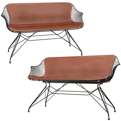 Overgaard & Dyrman Wire一体式金属线条结构沙发3D模型（OBJ,FBX,MAX）