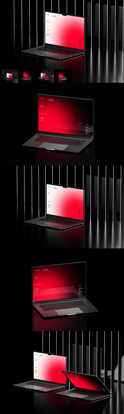 MacBook 电脑样机套装 (PSD)