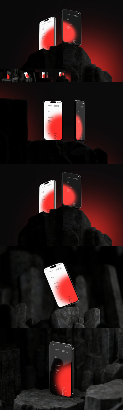 iPhone 14 Pro 样机套装 (PSD)