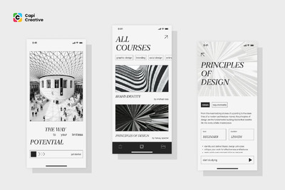 教育应用App UI Kit (FIG)