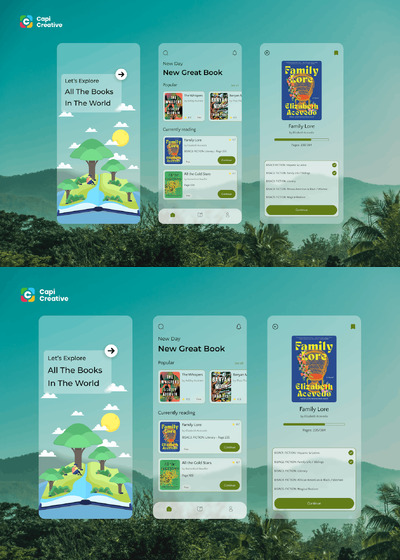 图书阅读应用App UI Kit (FIG)