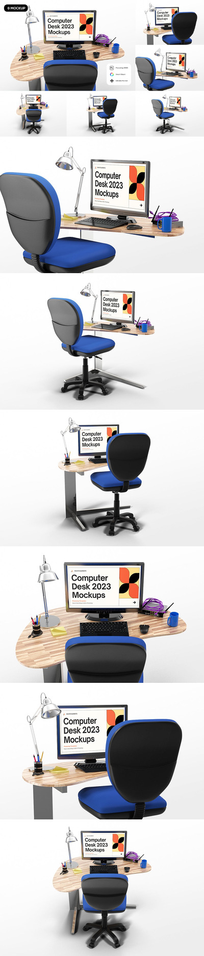 电脑桌样机 (PSD)