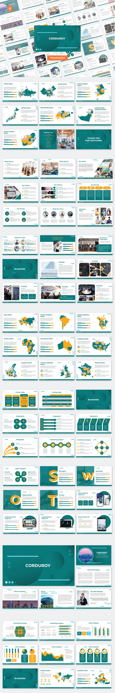 业务介绍PPT模版 (PPTX)