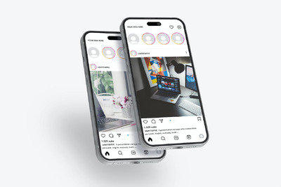 手机 Instagram 样机（PSD）